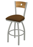 830 Voltaire Swivel Stool Canter Thatch