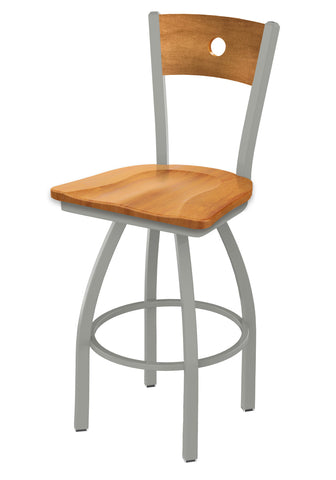 830 Voltaire Swivel Stool Medium Maple