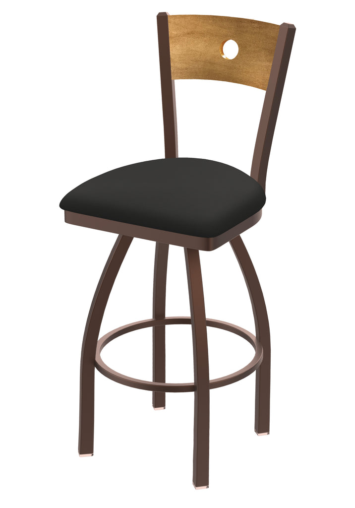 830 Voltaire Swivel Stool Canter Iron