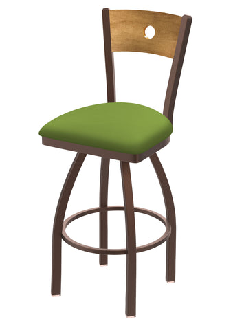 830 Voltaire Swivel Stool Canter Kiwi Green