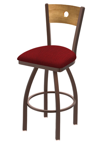 830 Voltaire Swivel Stool Graph Ruby