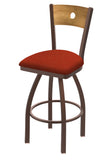 830 Voltaire Swivel Stool Graph Poppy