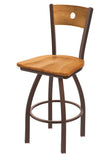 830 Voltaire Swivel Stool Medium Maple