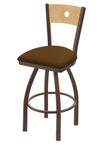 830 Voltaire Swivel Stool Canter Thatch