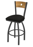 830 Voltaire Swivel Stool Canter Espresso