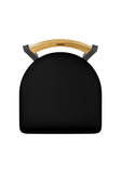 830 Voltaire Swivel Stool Black Vinyl