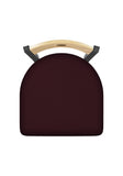 830 Voltaire Swivel Stool Canter Bordeaux