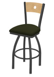 830 Voltaire Swivel Stool Canter Pine