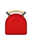 830 Voltaire Swivel Stool Canter Red