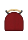 830 Voltaire Swivel Stool Graph Ruby