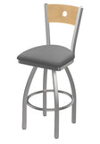 830 Voltaire Swivel Stool Canter Folkstone Grey