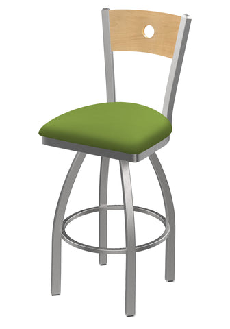 830 Voltaire Swivel Stool Canter Kiwi Green