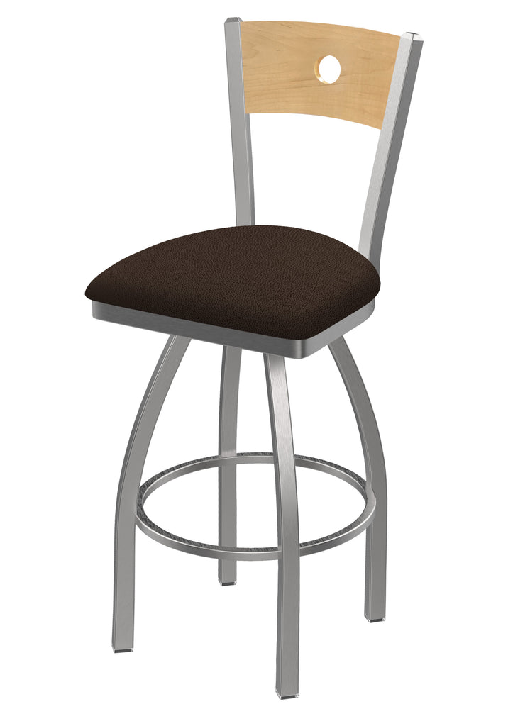 830 Voltaire Swivel Stool Rein Coffee