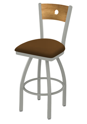 830 Voltaire Swivel Stool Canter Thatch