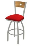 830 Voltaire Swivel Stool Canter Red