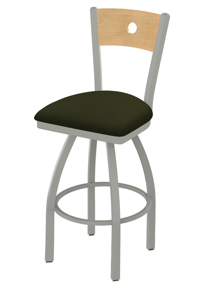 830 Voltaire Swivel Stool Canter Pine