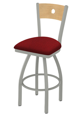 830 Voltaire Swivel Stool Graph Ruby