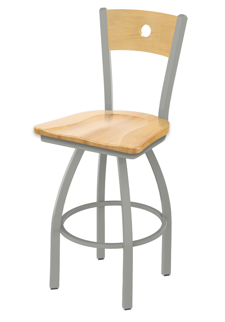 830 Voltaire Swivel Stool Natural Maple