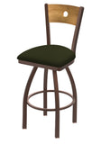 830 Voltaire Swivel Stool Canter Pine