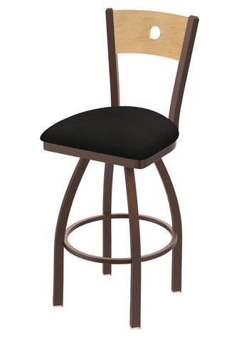 830 Voltaire Swivel Stool Canter Espresso