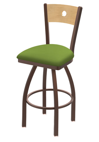 830 Voltaire Swivel Stool Canter Kiwi Green