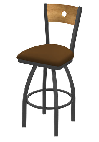 830 Voltaire Swivel Stool Canter Thatch