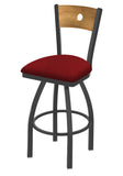 830 Voltaire Swivel Stool Graph Ruby