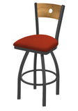 830 Voltaire Swivel Stool Graph Poppy