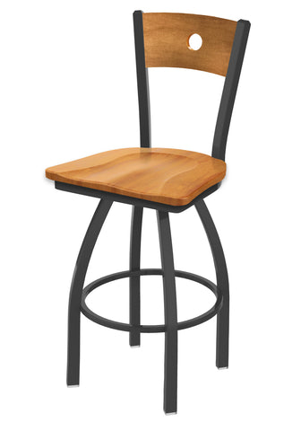 830 Voltaire Swivel Stool Medium Maple
