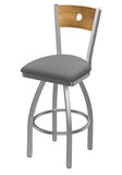 830 Voltaire Swivel Stool Canter Folkstone Grey