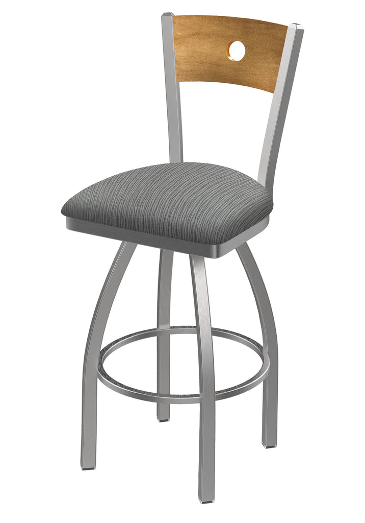 830 Voltaire Swivel Stool Graph Alpine