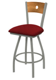 830 Voltaire Swivel Stool Graph Ruby