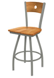 830 Voltaire Swivel Stool Medium Maple