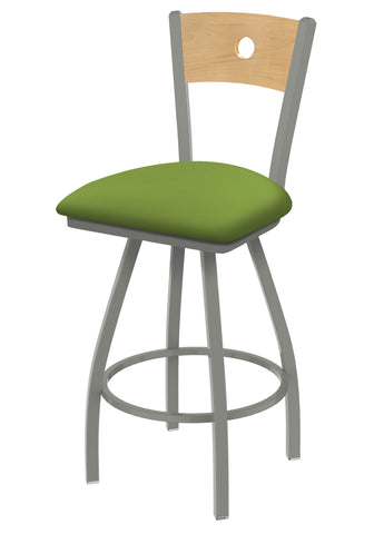 830 Voltaire Swivel Stool Canter Kiwi Green