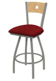 830 Voltaire Swivel Stool Graph Ruby