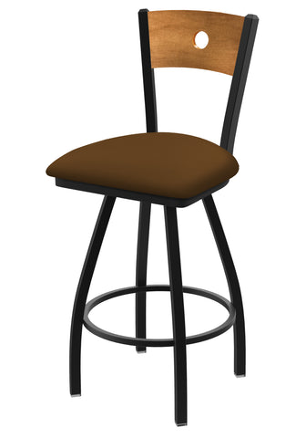 830 Voltaire Swivel Stool Canter Thatch