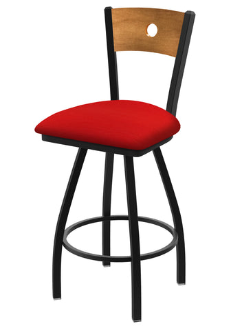 830 Voltaire Swivel Stool Canter Red