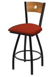 830 Voltaire Swivel Stool Graph Poppy