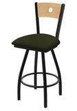 830 Voltaire Swivel Stool Canter Pine