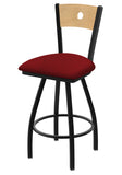 830 Voltaire Swivel Stool Graph Ruby