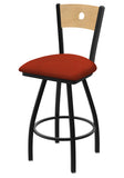 830 Voltaire Swivel Stool Graph Poppy