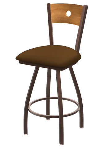 830 Voltaire Swivel Stool Canter Thatch