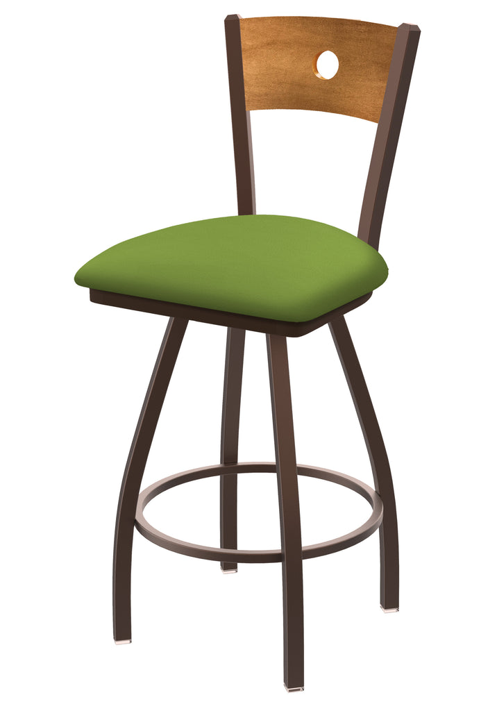 830 Voltaire Swivel Stool Canter Kiwi Green