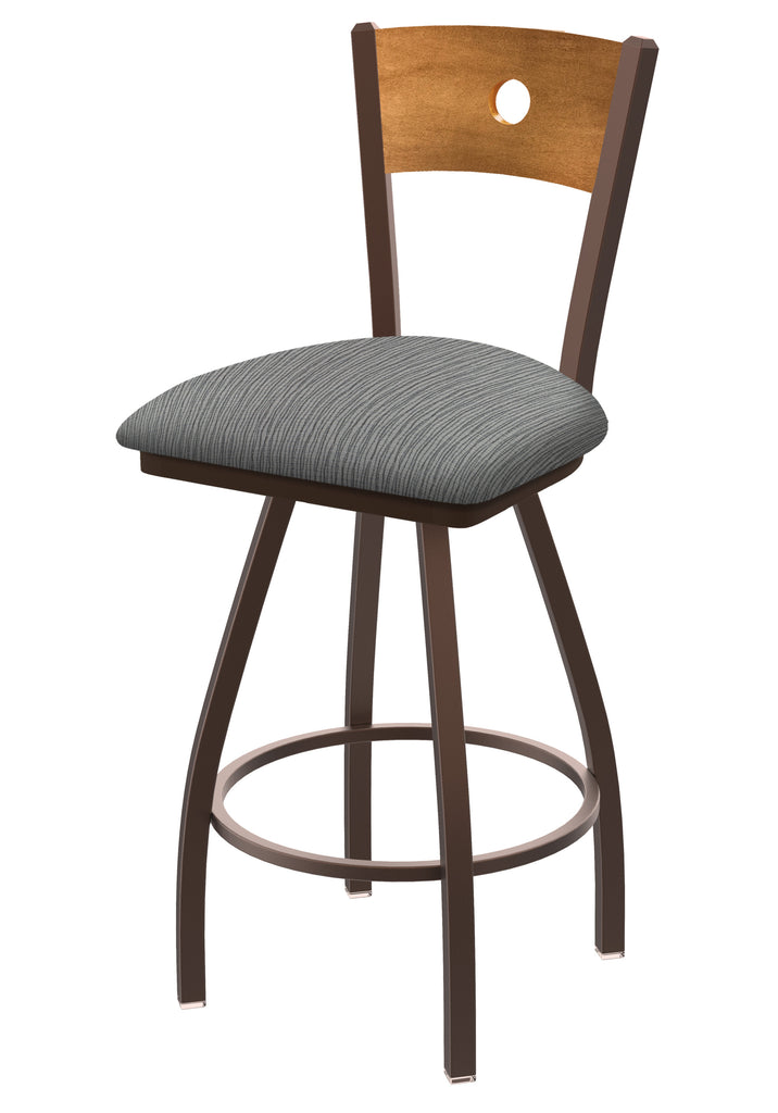 830 Voltaire Swivel Stool Graph Alpine