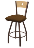 830 Voltaire Swivel Stool Canter Thatch