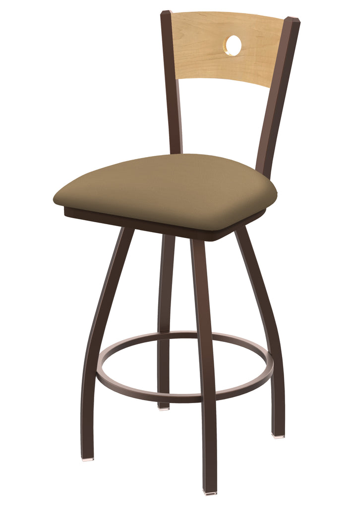 830 Voltaire Swivel Stool Canter Sand