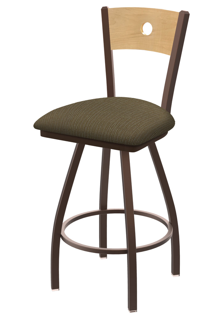 830 Voltaire Swivel Stool Graph Cork