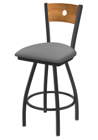 830 Voltaire Swivel Stool Canter Folkstone Grey