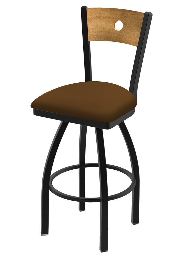 830 Voltaire Swivel Stool Canter Thatch