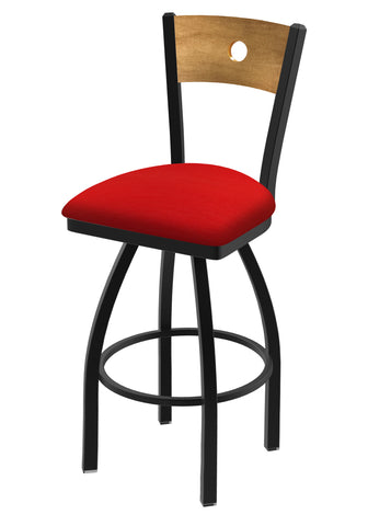 830 Voltaire Swivel Stool Canter Red